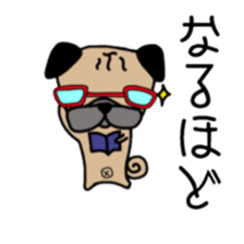 Daily life of the pug sticker #7215948