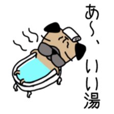 Daily life of the pug sticker #7215949