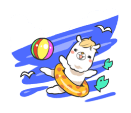 Alpaca of Aku volume Chita Peninsula sticker #7216826