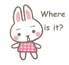 Pinky of rabbit 2 (English) sticker #7216855