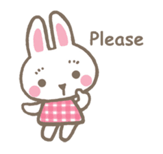 Pinky of rabbit 2 (English) sticker #7216861