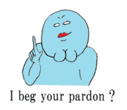 Go!Go! forked chin hero! sticker #7217093