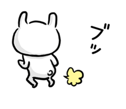 Rabbit always says one word too many. sticker #7217312