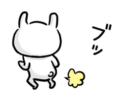 Rabbit always says one word too many. sticker #7217312