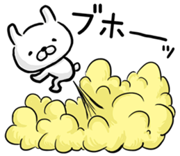 Rabbit always says one word too many. sticker #7217316