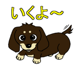 I love  Miniature Dachshund sticker #7217448