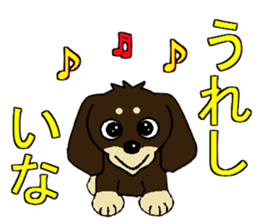 I love  Miniature Dachshund sticker #7217453