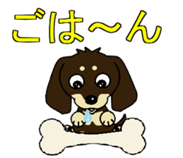 I love  Miniature Dachshund sticker #7217465