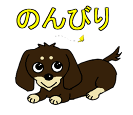 I love  Miniature Dachshund sticker #7217474