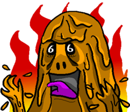 Strange livings (English) sticker #7217761