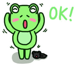 Frog and Froglet sticker #7218401