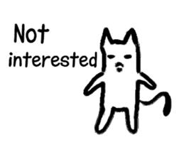 Brush cat 2 (English) sticker #7218580