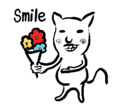 Brush cat 2 (English) sticker #7218590