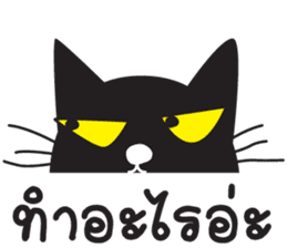 Black Cat Indy sticker #7219040