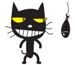 Black Cat Indy sticker #7219042
