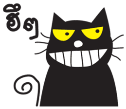 Black Cat Indy sticker #7219044