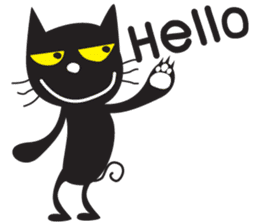 Black Cat Indy sticker #7219045