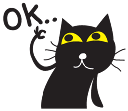 Black Cat Indy sticker #7219047