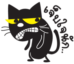 Black Cat Indy sticker #7219051