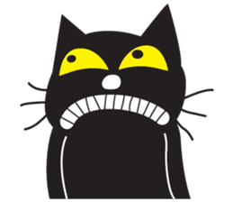 Black Cat Indy sticker #7219053