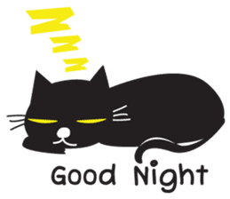 Black Cat Indy sticker #7219056