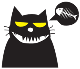 Black Cat Indy sticker #7219057