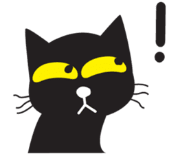 Black Cat Indy sticker #7219064