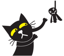 Black Cat Indy sticker #7219066