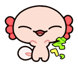 Axolotl_Stamp sticker #7219173