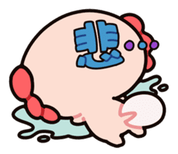 Axolotl_Stamp sticker #7219180