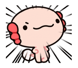 Axolotl_Stamp sticker #7219187