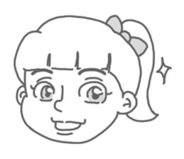 MANGA Girl YUKKO sticker #7219600