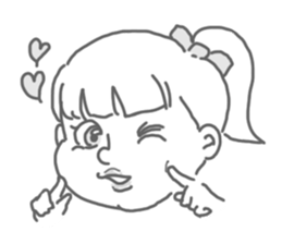 MANGA Girl YUKKO sticker #7219607
