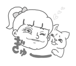 MANGA Girl YUKKO sticker #7219613