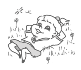 MANGA Girl YUKKO sticker #7219621