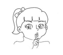 MANGA Girl YUKKO sticker #7219625