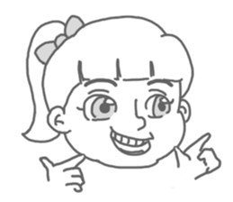 MANGA Girl YUKKO sticker #7219626