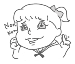 MANGA Girl YUKKO sticker #7219627