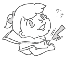 MANGA Girl YUKKO sticker #7219632