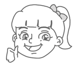 MANGA Girl YUKKO sticker #7219633