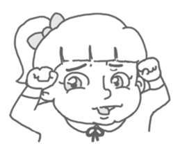 MANGA Girl YUKKO sticker #7219634