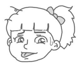 MANGA Girl YUKKO sticker #7219636