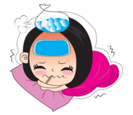 samornsri lady office sticker #7220096