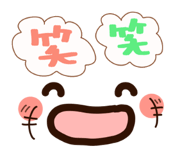 flower face 1 sticker #7220270