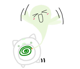 Summer of a mosquito coil sticker #7220305