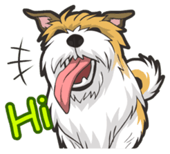 Hi! Terrier sticker #7222149
