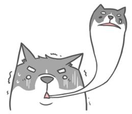 Husky friend sticker #7222193