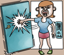 Lovely bad girl sticker #7222617