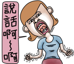 Lovely bad girl sticker #7222625