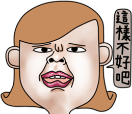 Lovely bad girl sticker #7222634